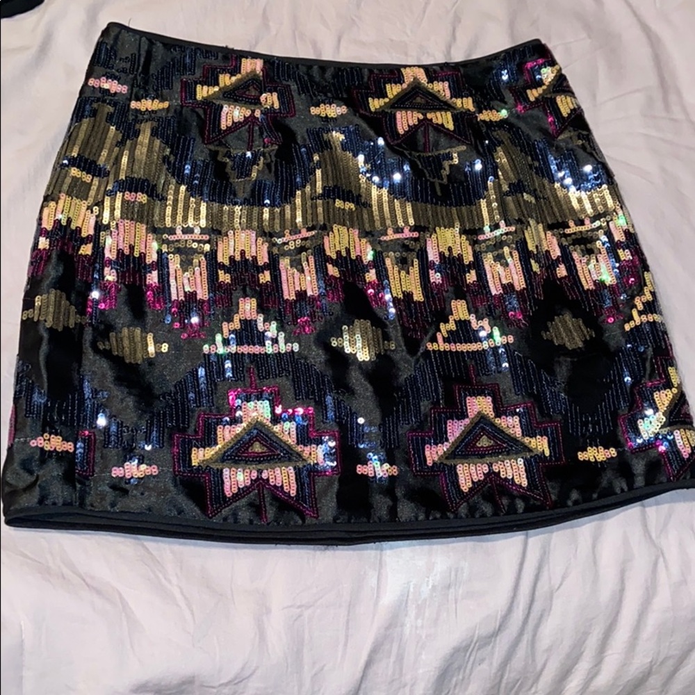 Forever 21 beaded mini skirt in size medium